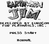 Earthworm Jim (USA) Title Screen